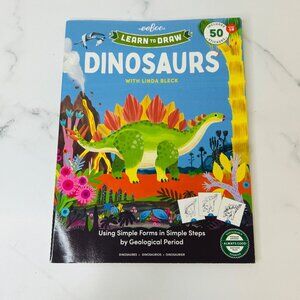 eeBoo Learn to Draw Dinosaurs with 50 Stickers